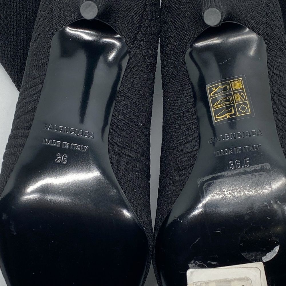 Balenciaga Knife 2.0 logo-appliquéd stretch-knit ankle boots - Picture 11 of 12